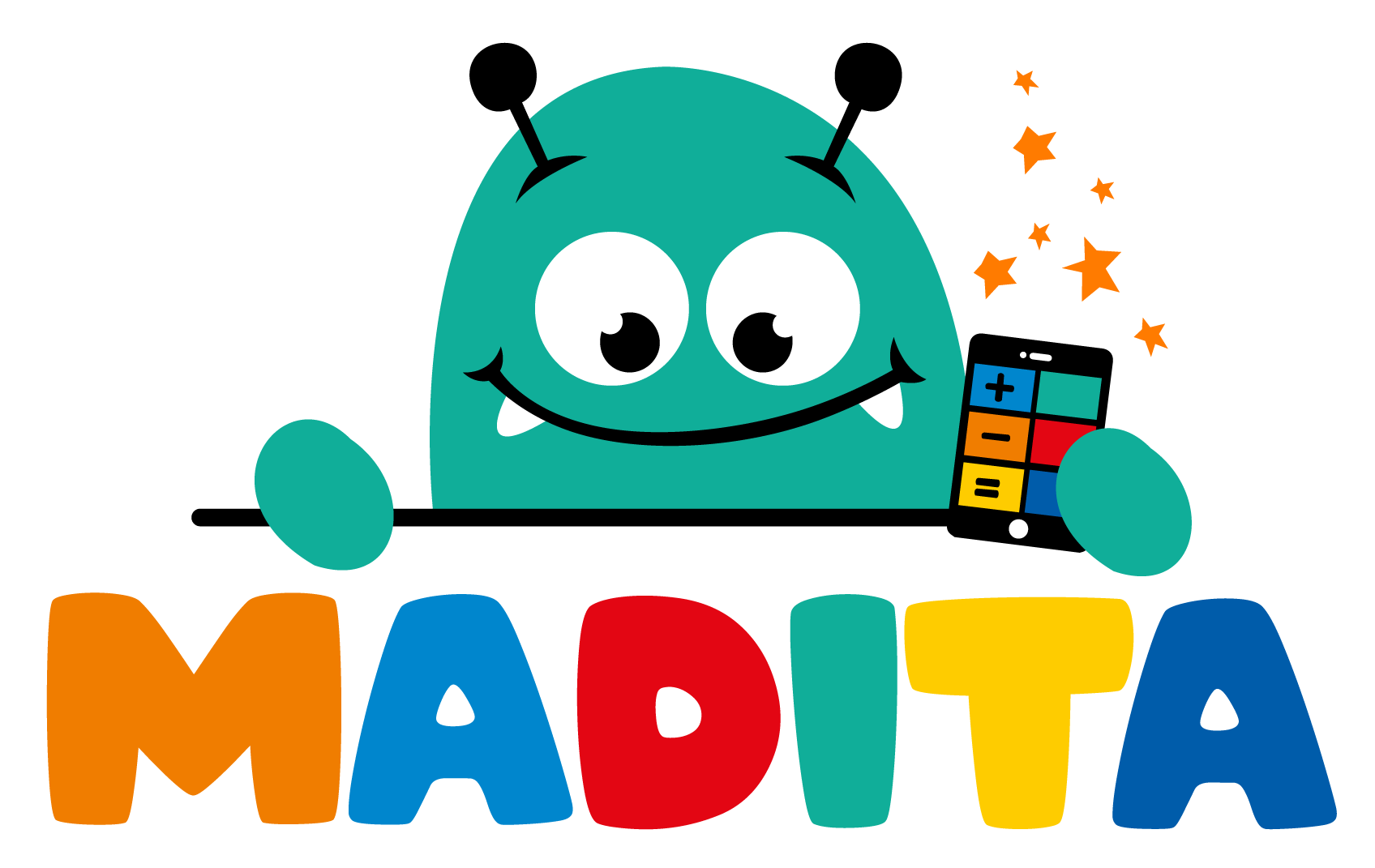 Logo Monster und Schriftzug schwarz